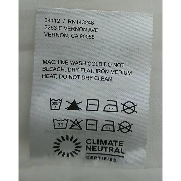 Reformation women small Bennie square neck long maxi ivory cream milk maid dress - Picture 11 of 11